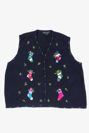 Black Ugly Christmas Vest 54727