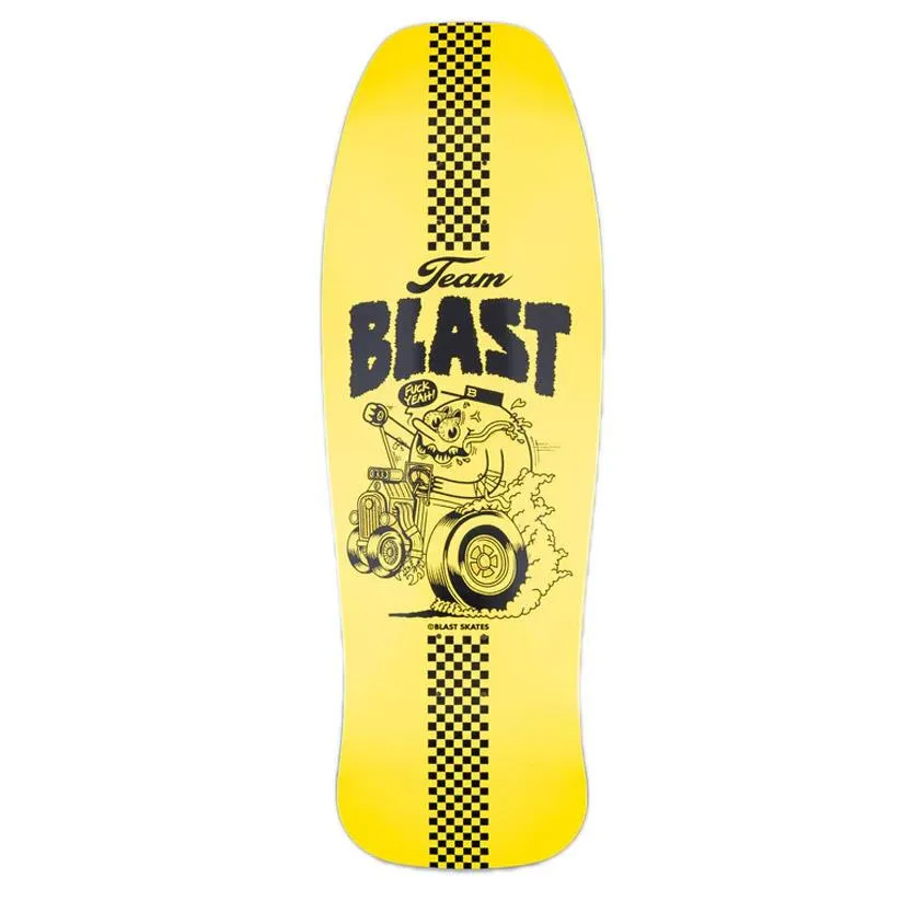 Blast Team Blast Skateboard Deck Custom Shape 10.25