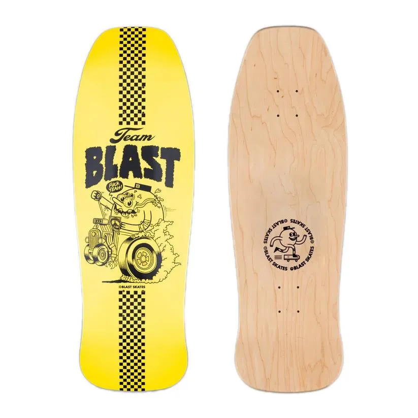 Blast Team Blast Skateboard Deck Custom Shape 10.25