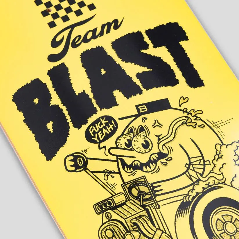 Blast Team Blast Skateboard Deck Custom Shape 10.25