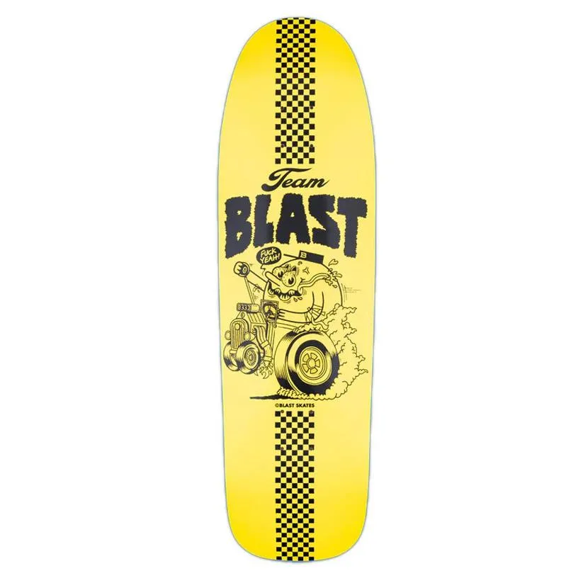 Blast Team Blast Skateboard Deck Custom Shape 9.3