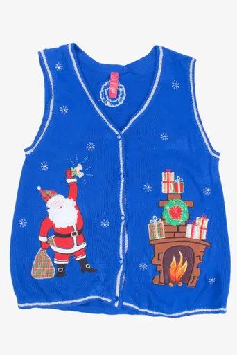 Blue Ugly Christmas Vest 54317