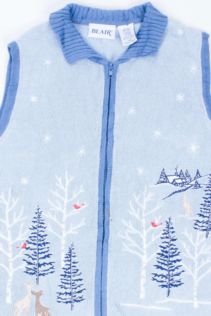 Blue Ugly Christmas Vest 54872