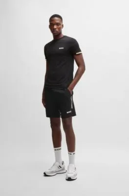 BOSS x Matteo Berrettini tennis shorts with four-way stretch