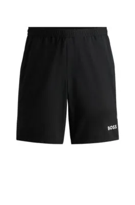 BOSS x Matteo Berrettini tennis shorts with four-way stretch