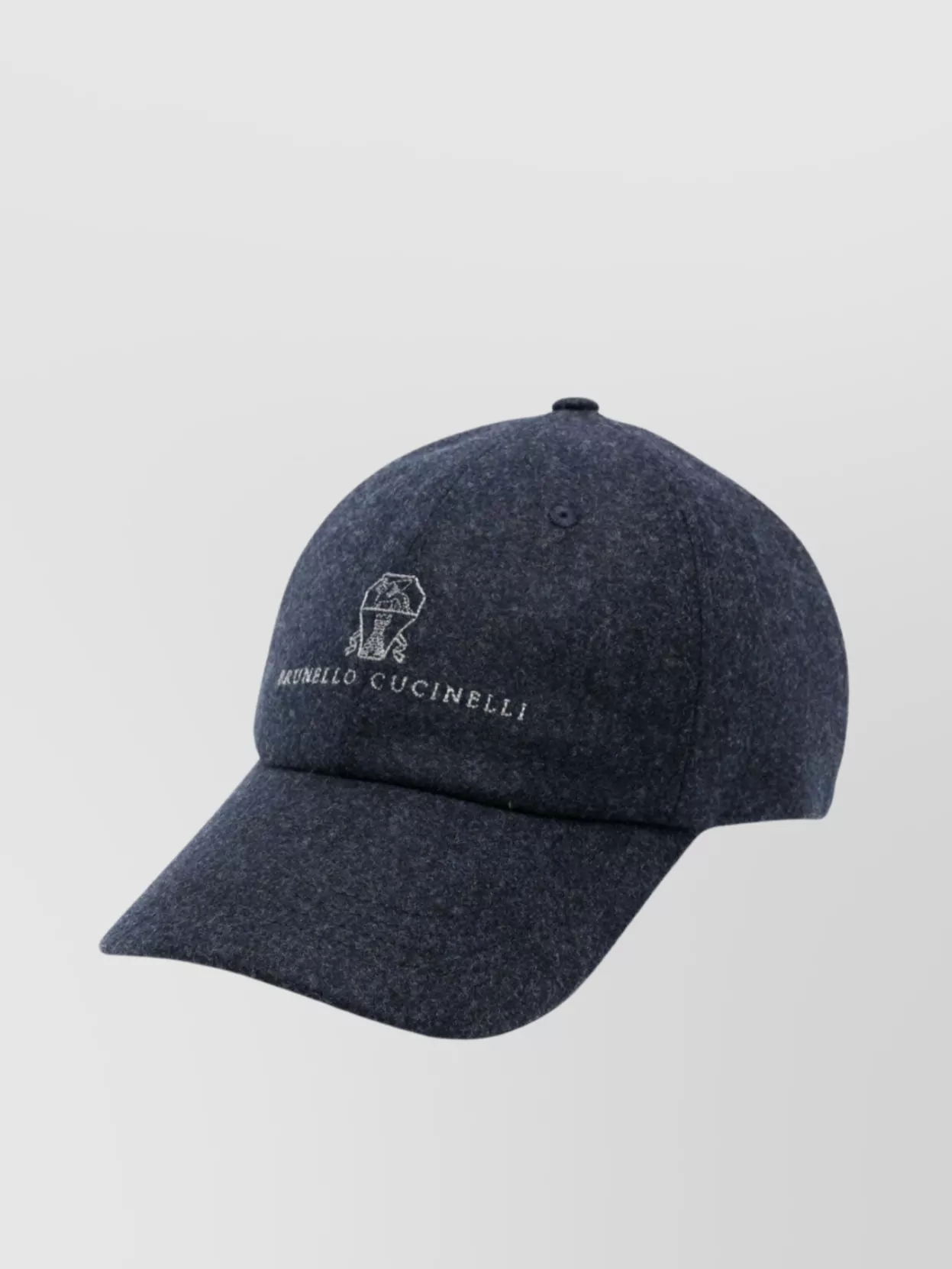 Brunello Cucinelli   Logo wool baseball cap