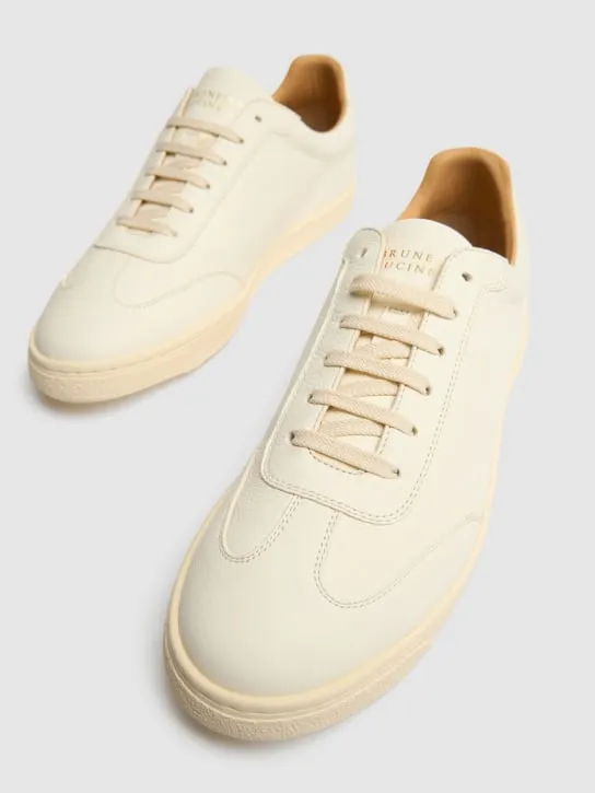 Brunello Cucinelli Smooth leather elegant sneakers