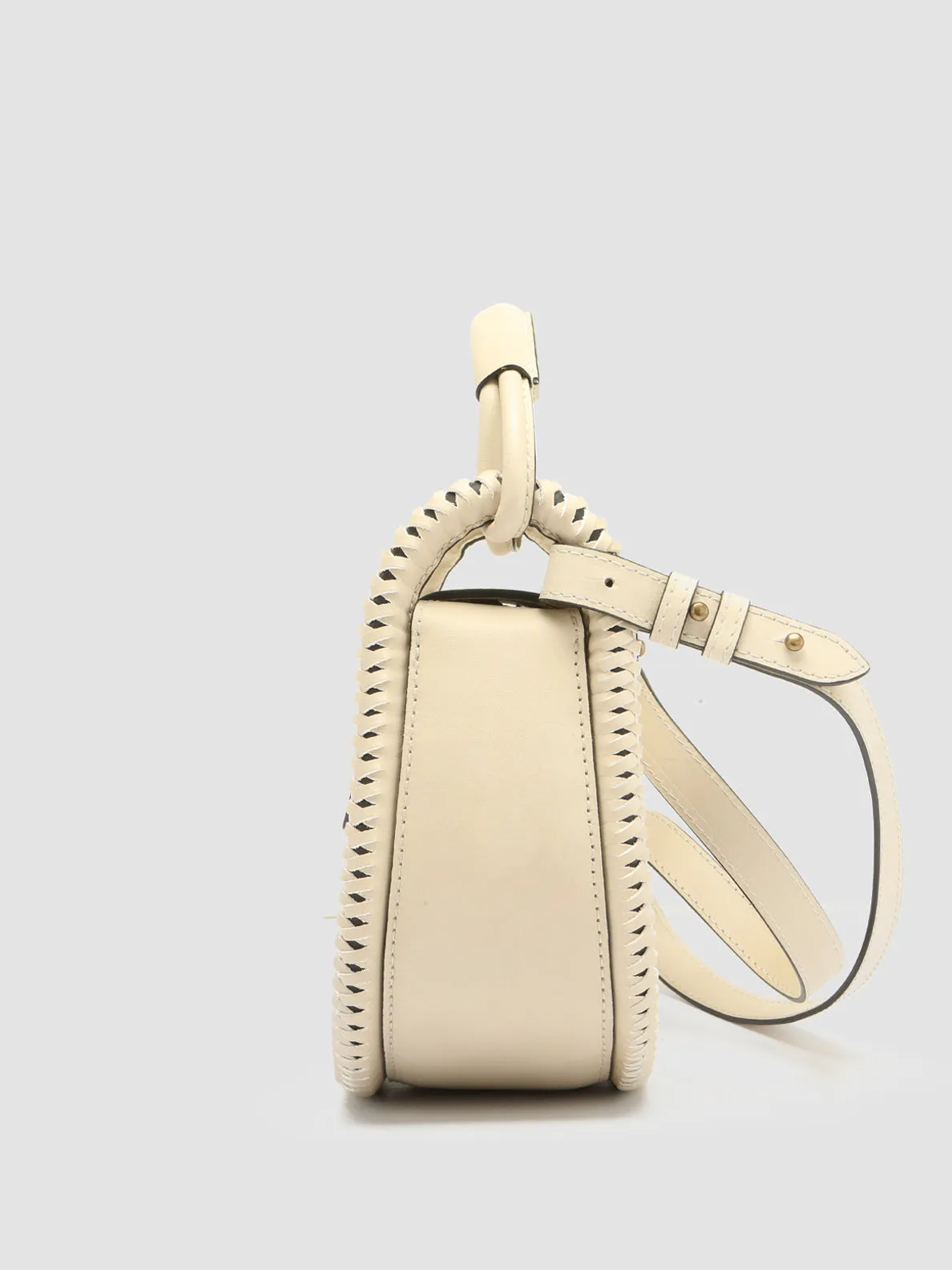 CABALA 105 - Ivory Leather Crossbody Bag