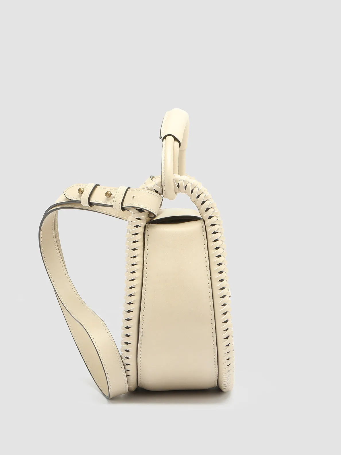 CABALA 105 - Ivory Leather Crossbody Bag