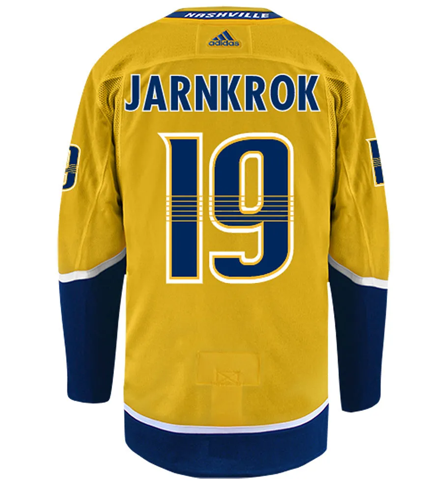 Calle Jarnkrok Nashville Predators Adidas Authentic Home NHL Hockey Jersey     