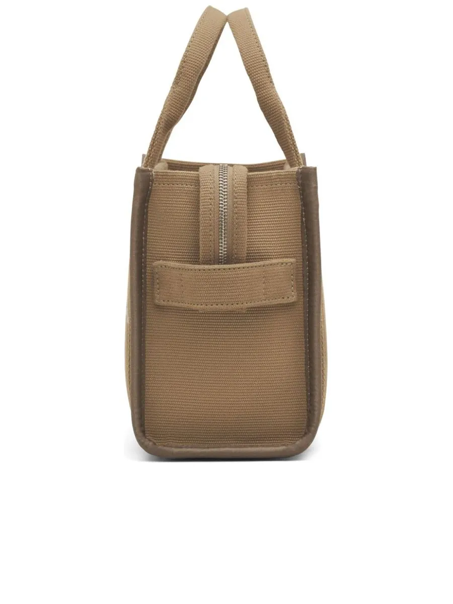 Canvas Jacquard Logo Shoulder Bag