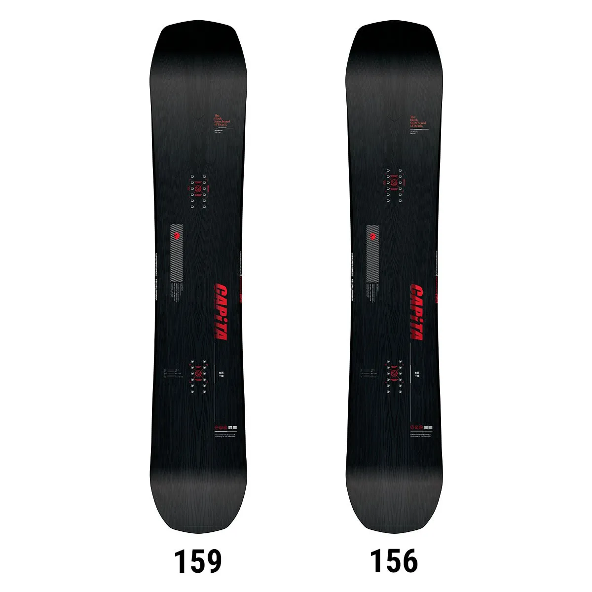 CAPiTA Black Snowboard of Death Snowboard