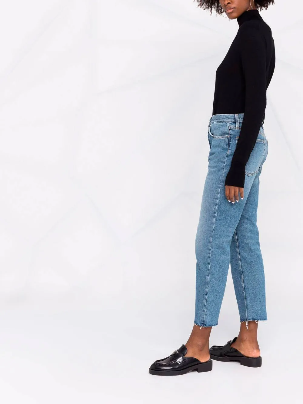 Capri straight jeans