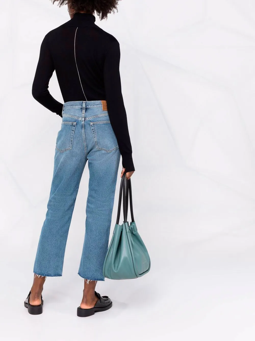 Capri straight jeans