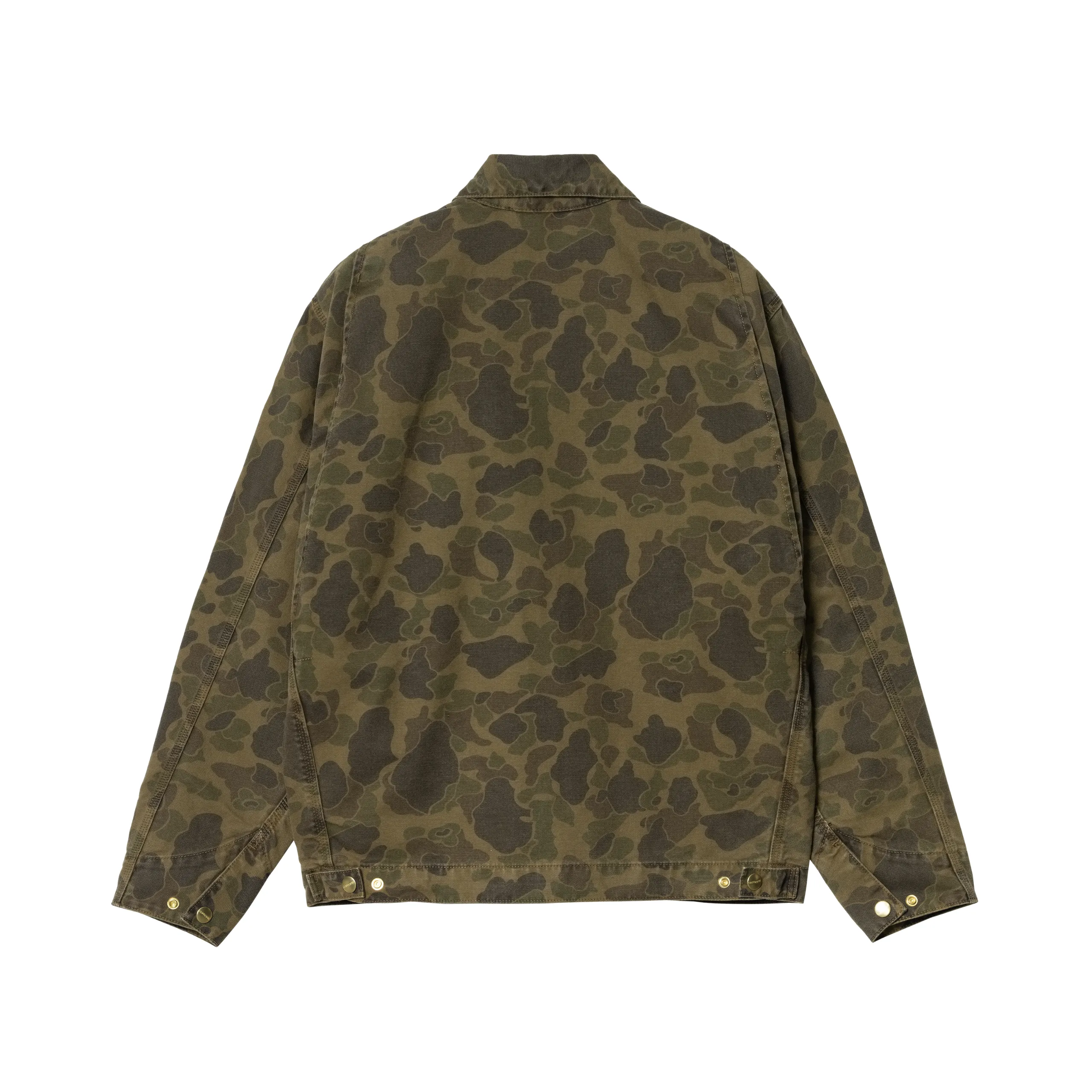 Carhartt WIP Duck Detroit Jacket - Camo Duck Green / Office Green