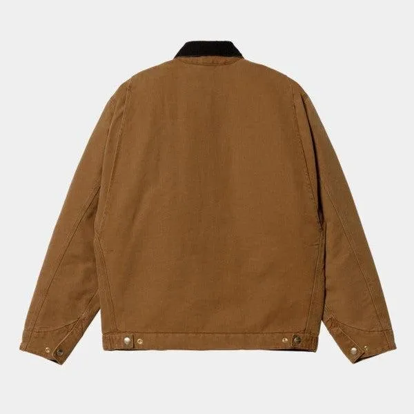 Carhartt WIP OG Detroit Jacket Deep Hamilton Brown Aged Canvas