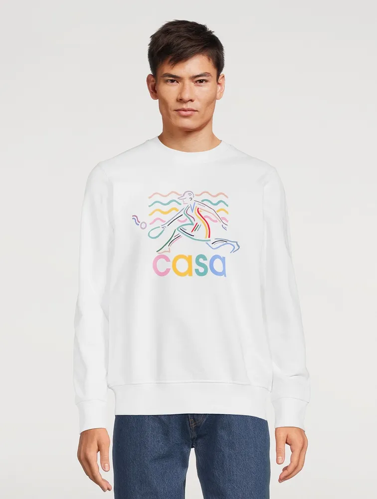 CASABLANCA Beach Tennis Girl Sweatshirt