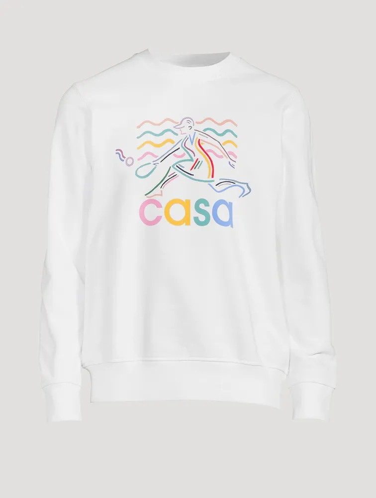 CASABLANCA Beach Tennis Girl Sweatshirt