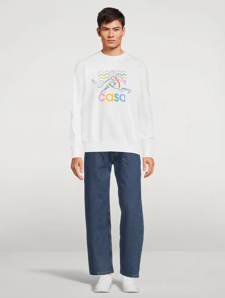 CASABLANCA Beach Tennis Girl Sweatshirt