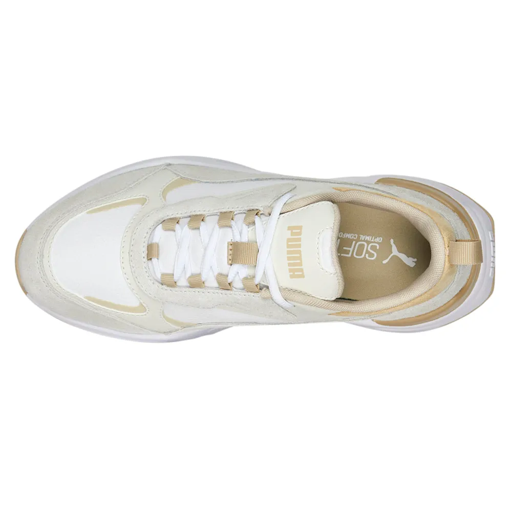 Cassia Mix Lace Up Sneakers