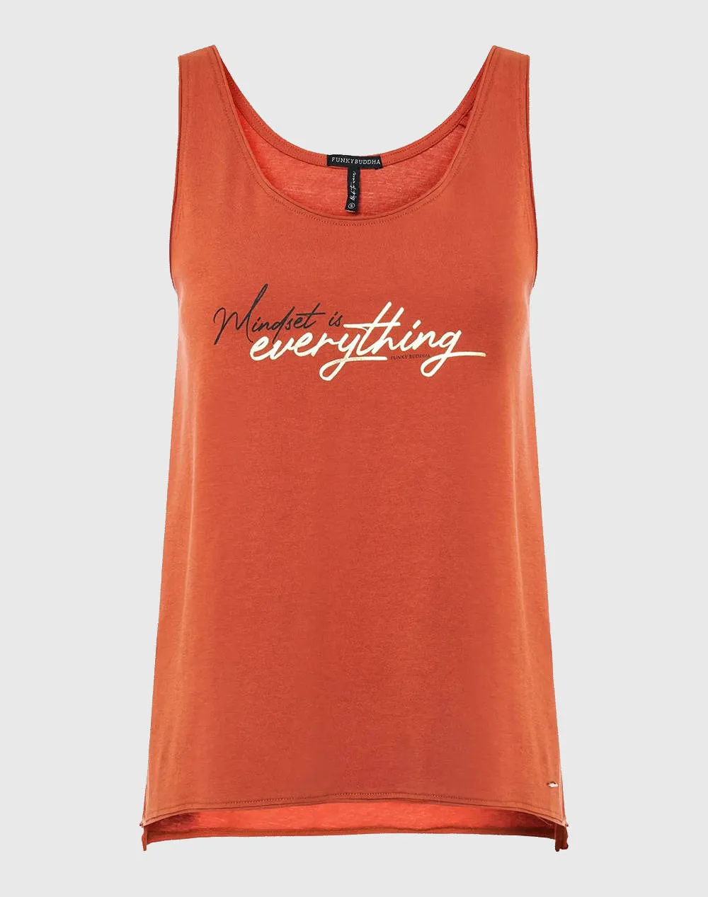 Chest printed tank top