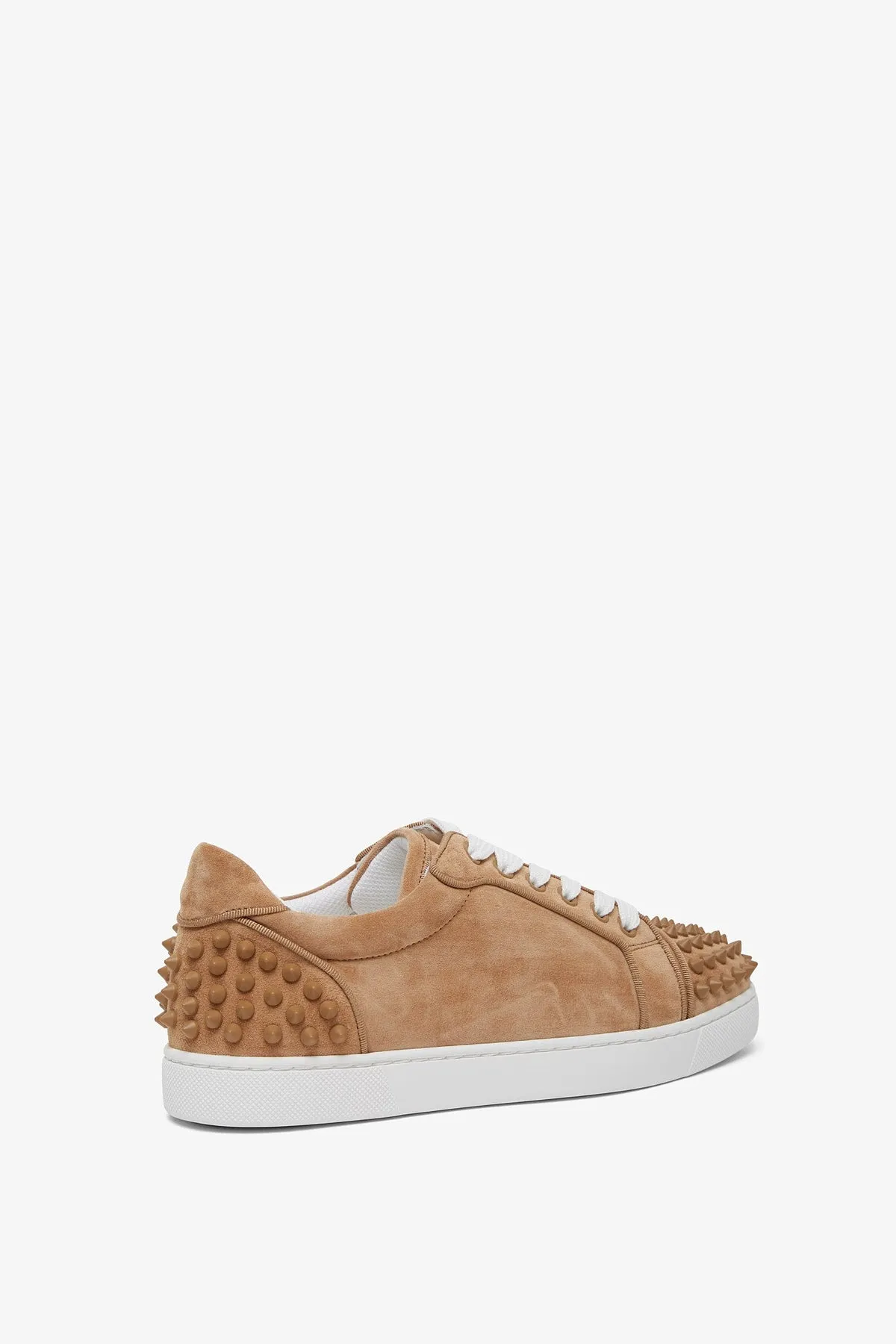 Christian Louboutin Vieira 2 beige suede sneakers