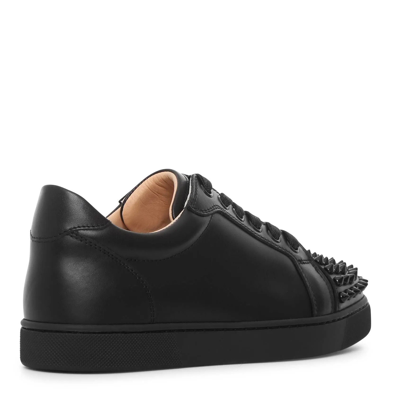 Christian Louboutin Vieira spikes black leather sneakers