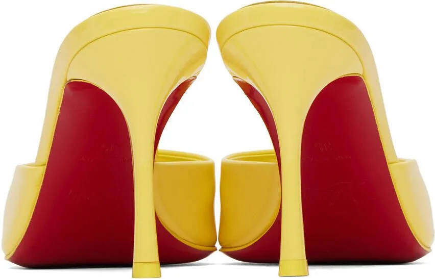 Christian Louboutin Yellow Me Dolly Heeled Sandals