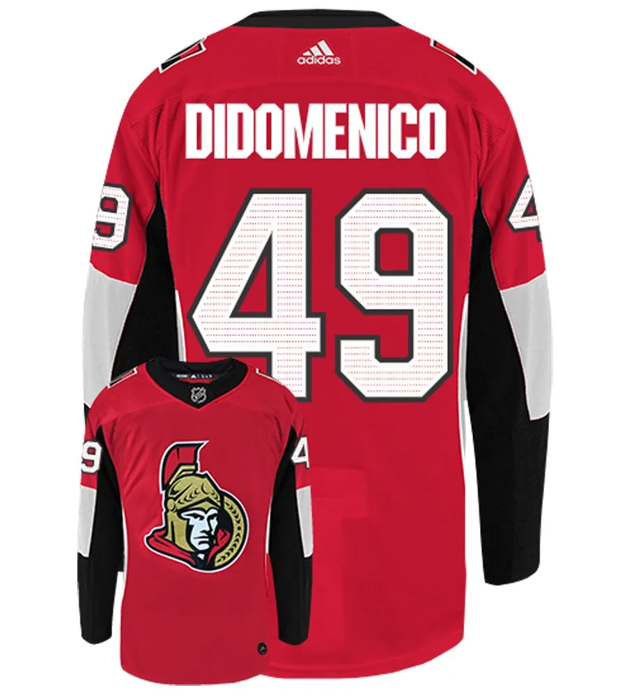 Christopher DiDomenico Ottawa Senators Adidas Authentic Home NHL Hockey Jersey     