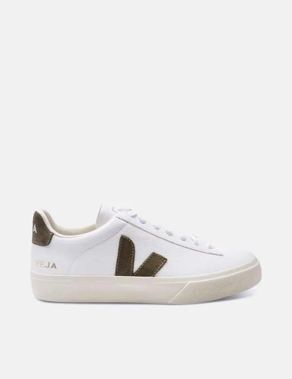 Chrome Free Campo Trainers - Extra White/Khaki