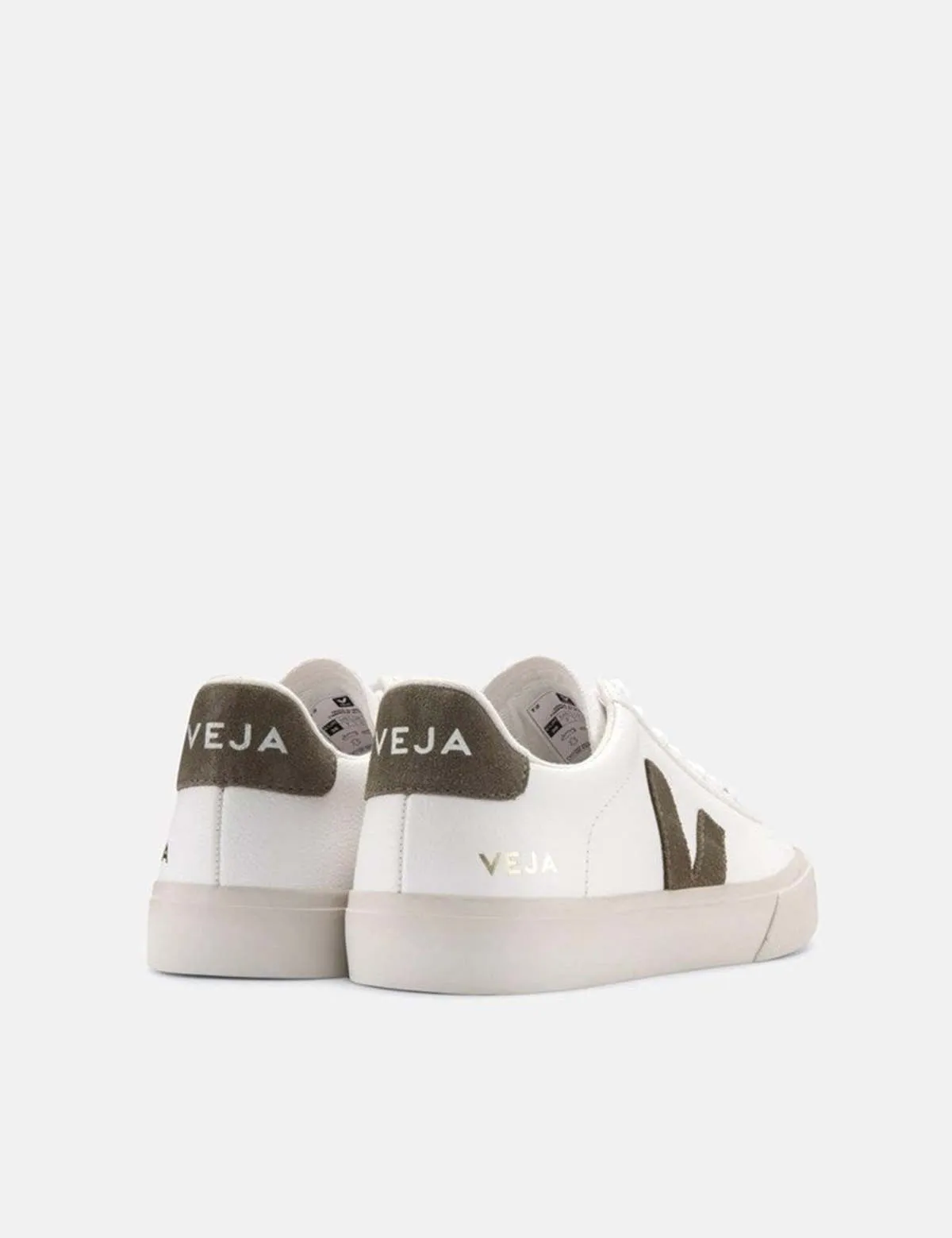 Chrome Free Campo Trainers - Extra White/Khaki