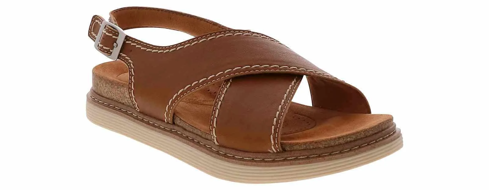 Clarks Arwell Sling Cross Band Women's Footbed Sandal