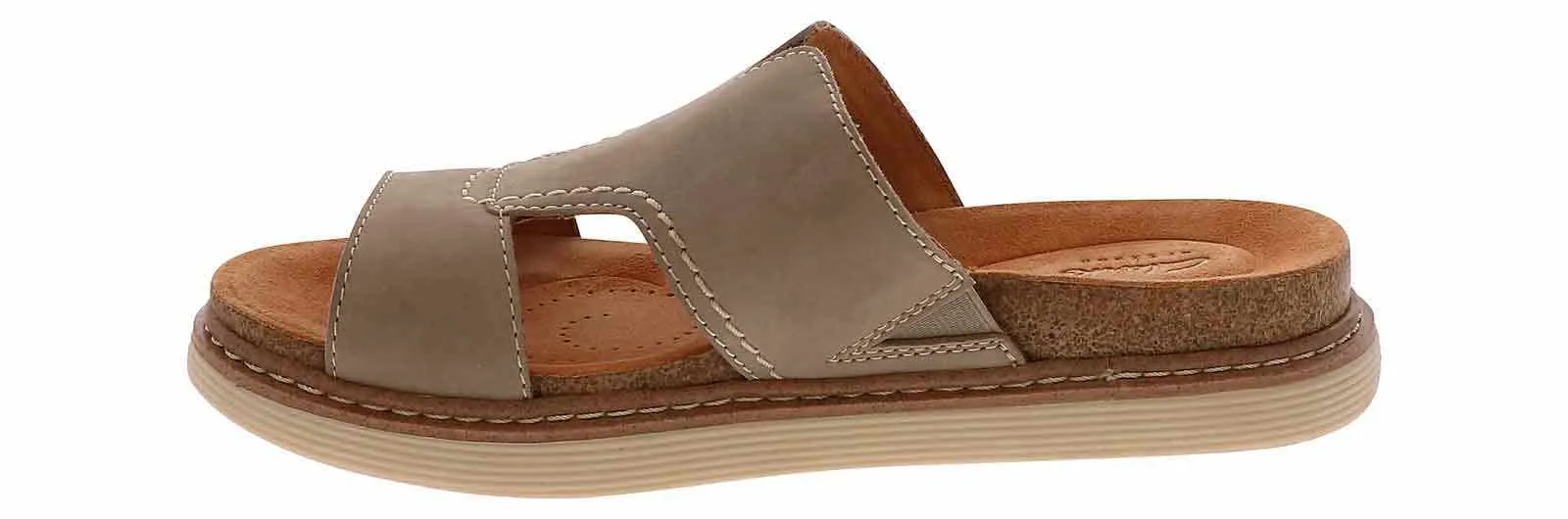 Clarks Arwell Walk H Band Stone Women's Footbed Slide