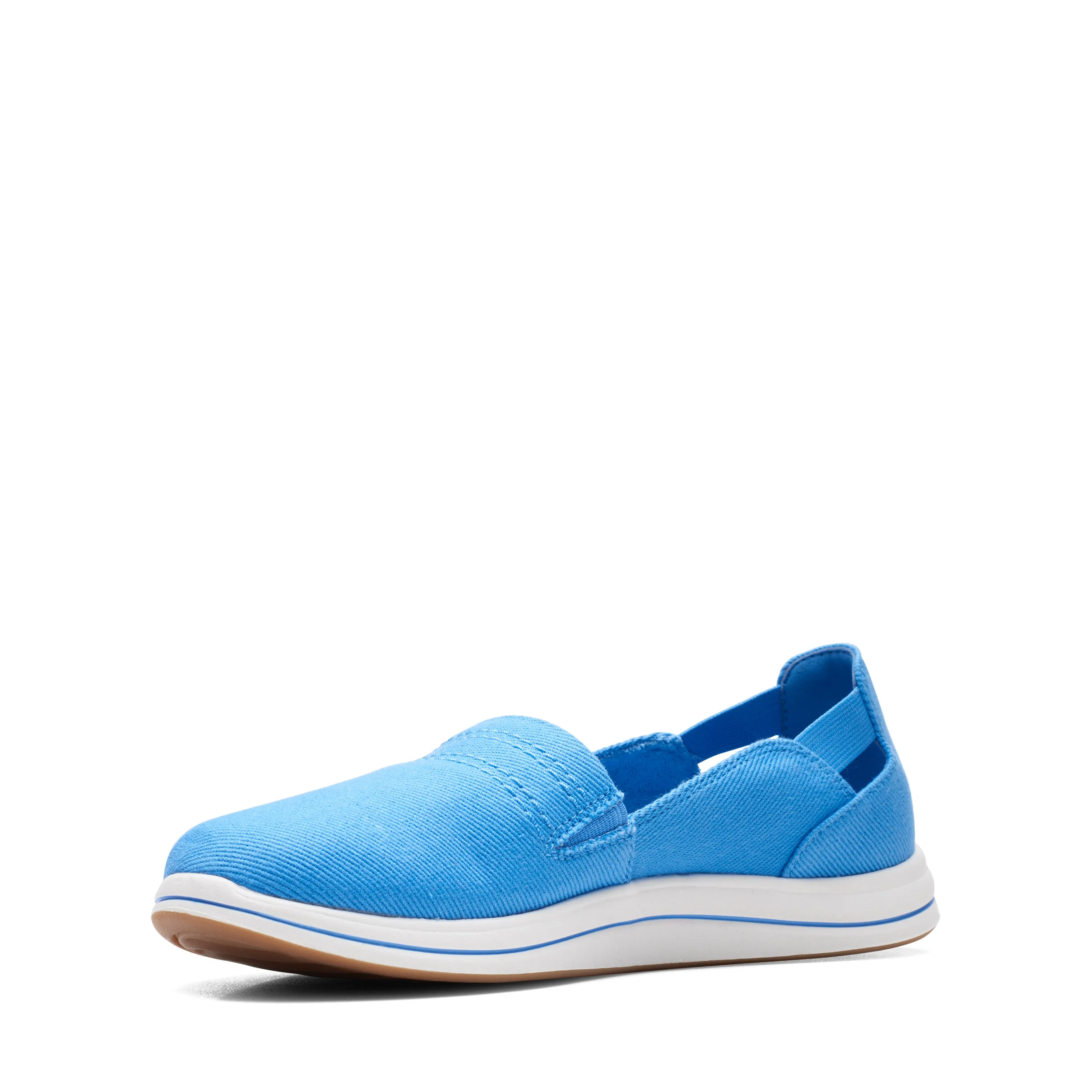 Clarks Breeze Step Slip On Blue Women's