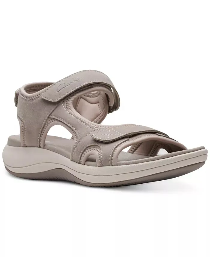 Clarks Mira Bay Sandal Stone Taupe Women's