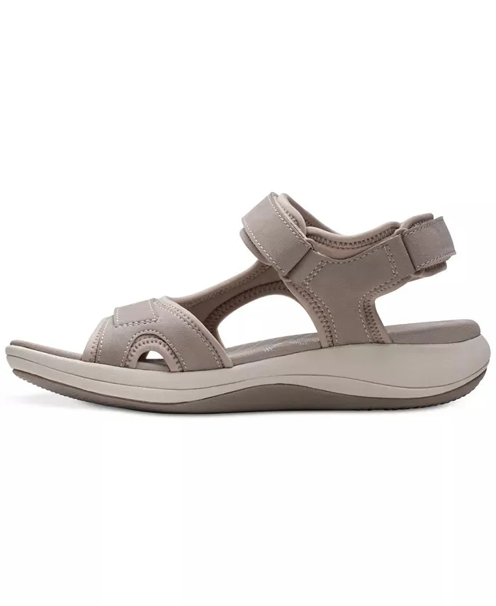 Clarks Mira Bay Sandal Stone Taupe Women's