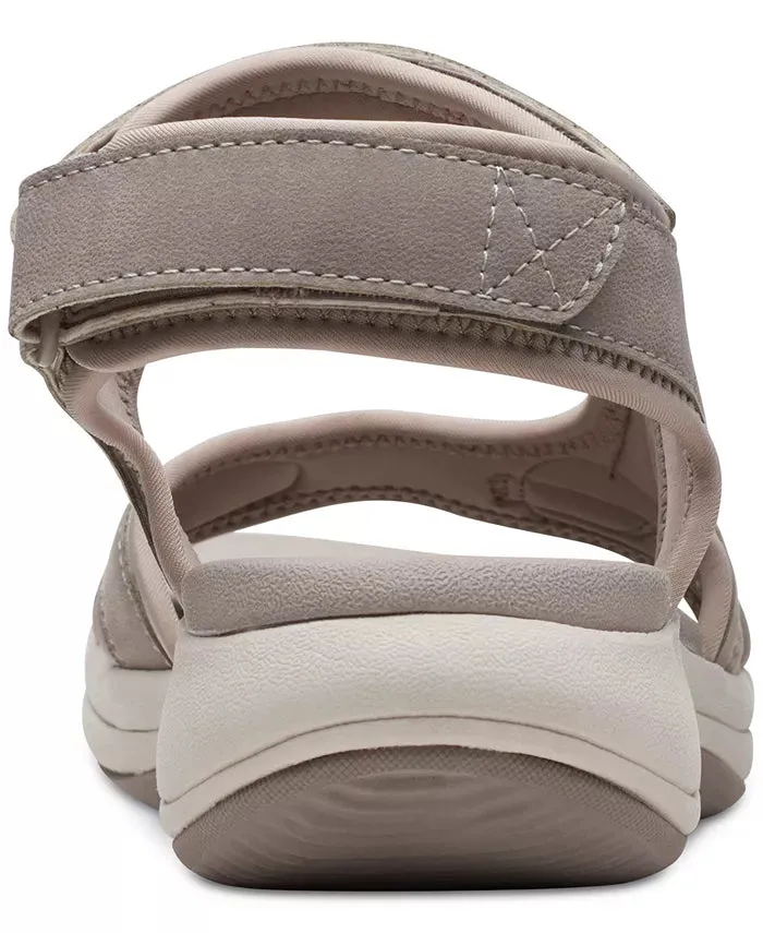 Clarks Mira Bay Sandal Stone Taupe Women's