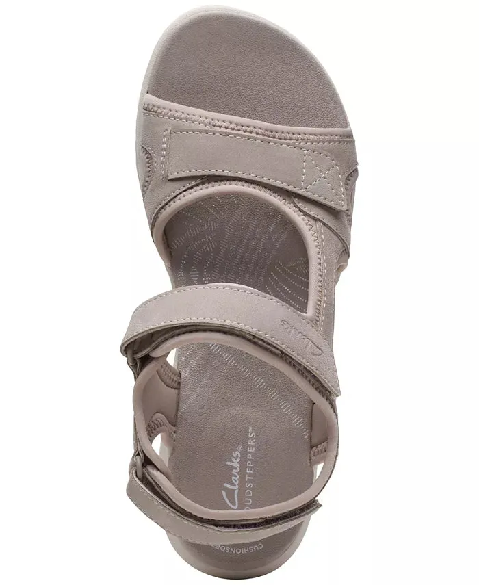 Clarks Mira Bay Sandal Stone Taupe Women's