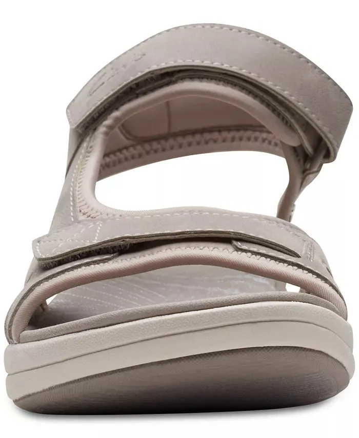 Clarks Mira Bay Sandal Stone Taupe Women's