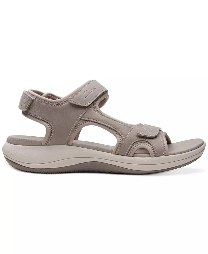 Clarks Mira Bay Sandal Stone Taupe Women's