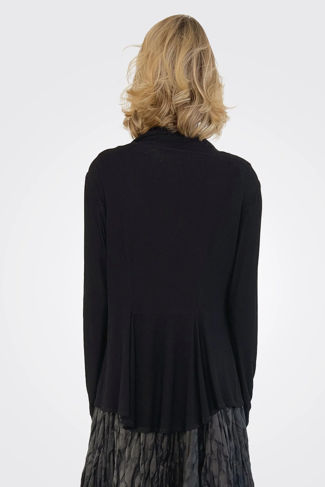 Collared Cardigan - Black