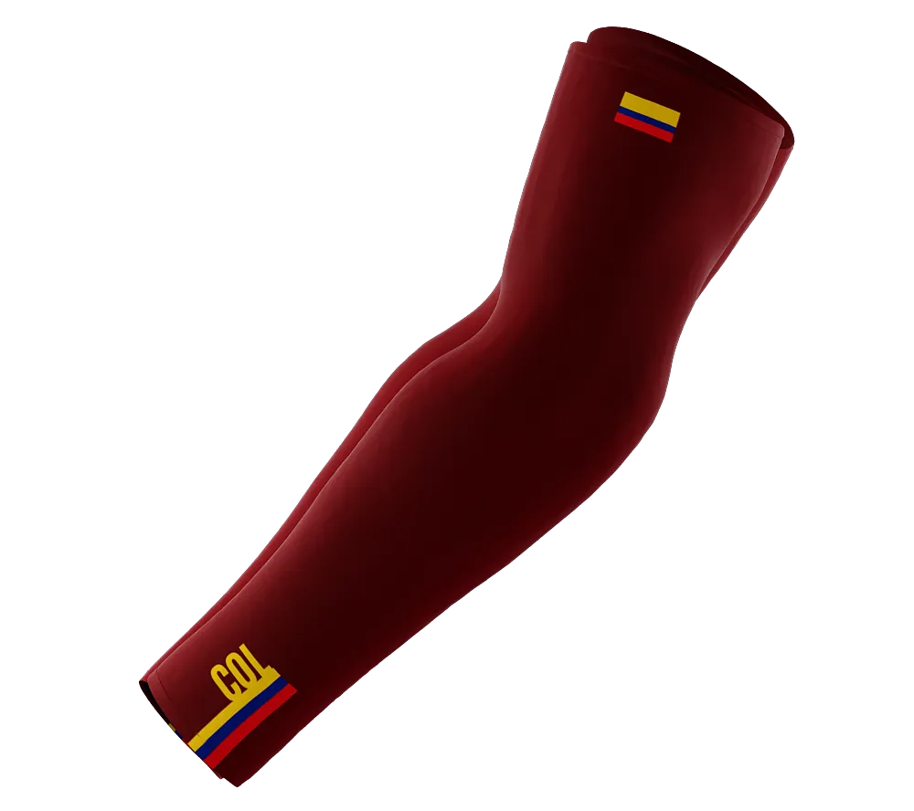 Colombia Code Compression Arm Sleeves - Walking - Cycling - Running - Golf - Baseball - Basketball