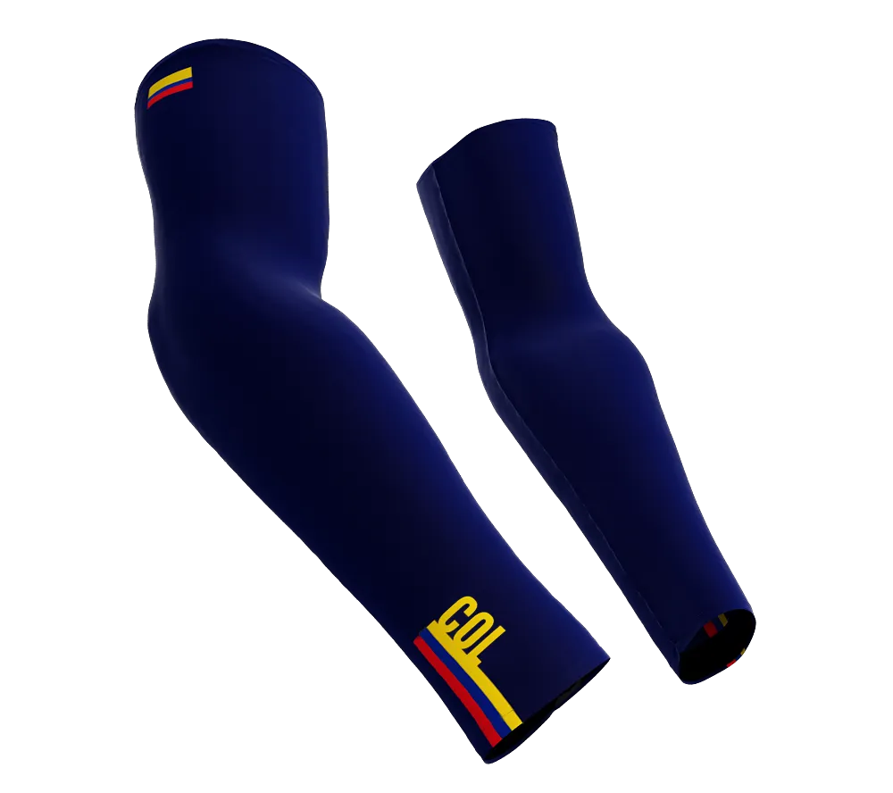 Colombia Code Compression Arm Sleeves - Walking - Cycling - Running - Golf - Baseball - Basketball