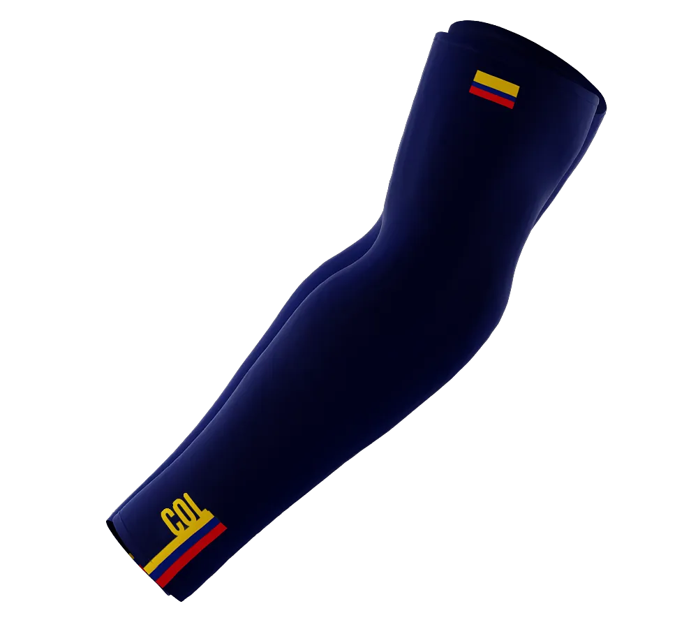 Colombia Code Compression Arm Sleeves - Walking - Cycling - Running - Golf - Baseball - Basketball