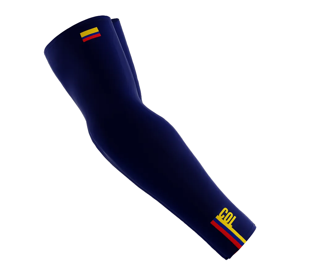 Colombia Code Compression Arm Sleeves - Walking - Cycling - Running - Golf - Baseball - Basketball