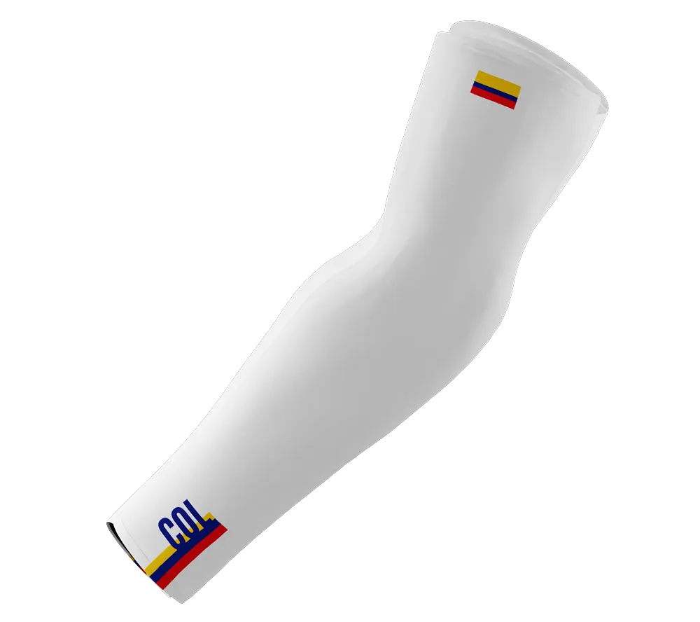 Colombia Code Compression Arm Sleeves - Walking - Cycling - Running - Golf - Baseball - Basketball