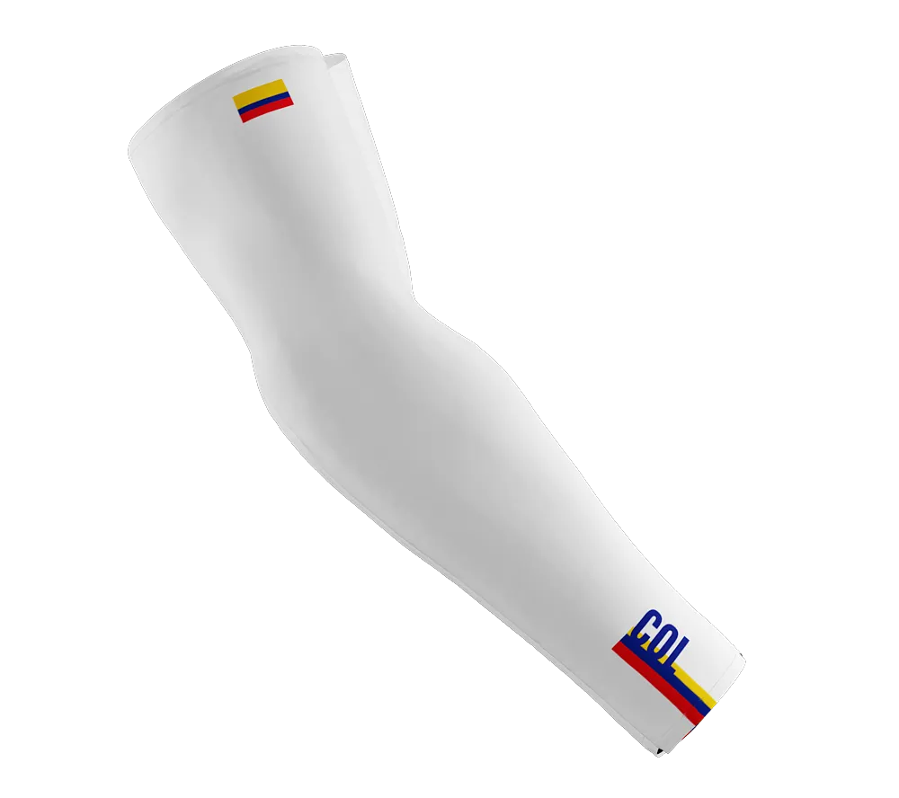 Colombia Code Compression Arm Sleeves - Walking - Cycling - Running - Golf - Baseball - Basketball