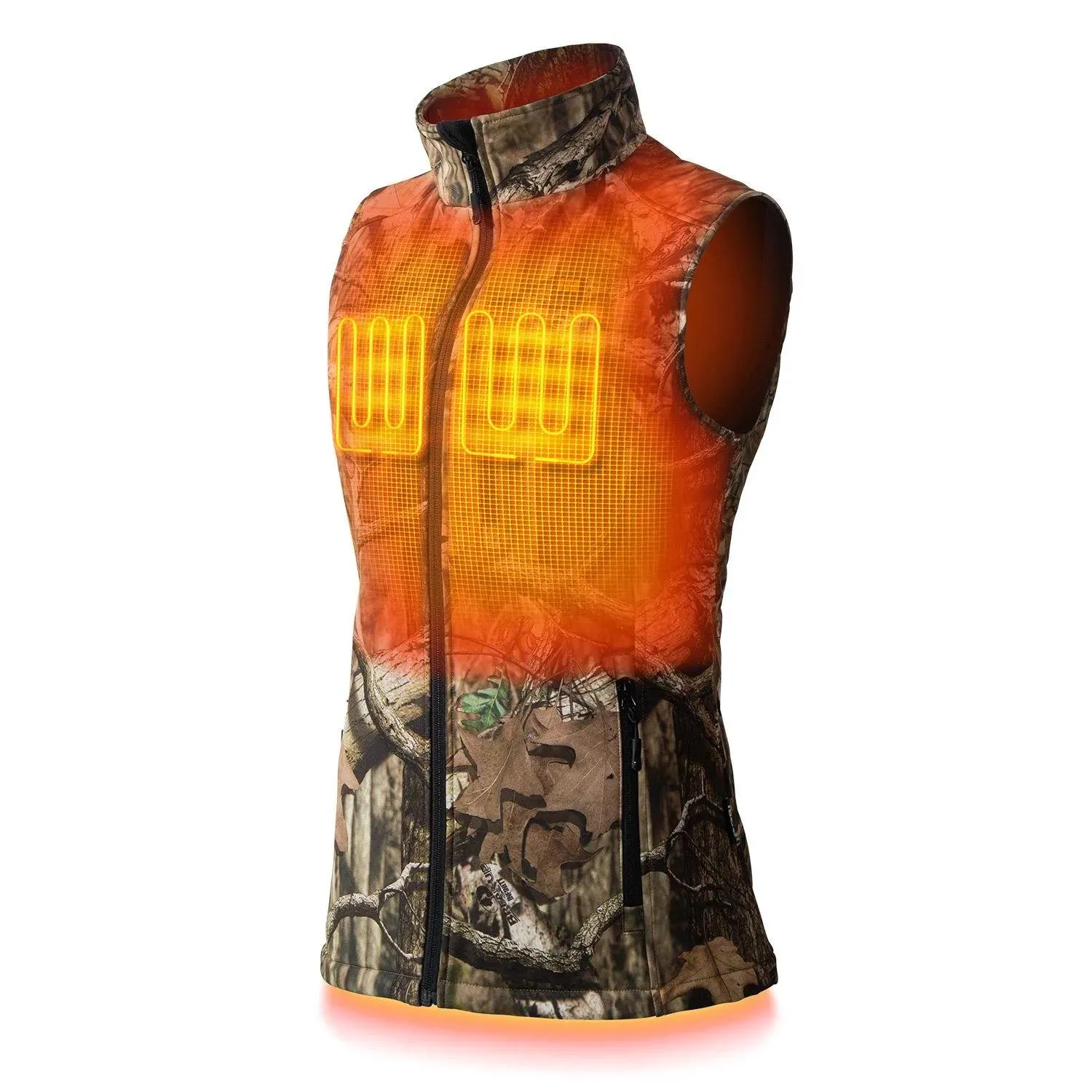 Colorado Womens Heated Vest, Mossy Oak Country DNA Camo