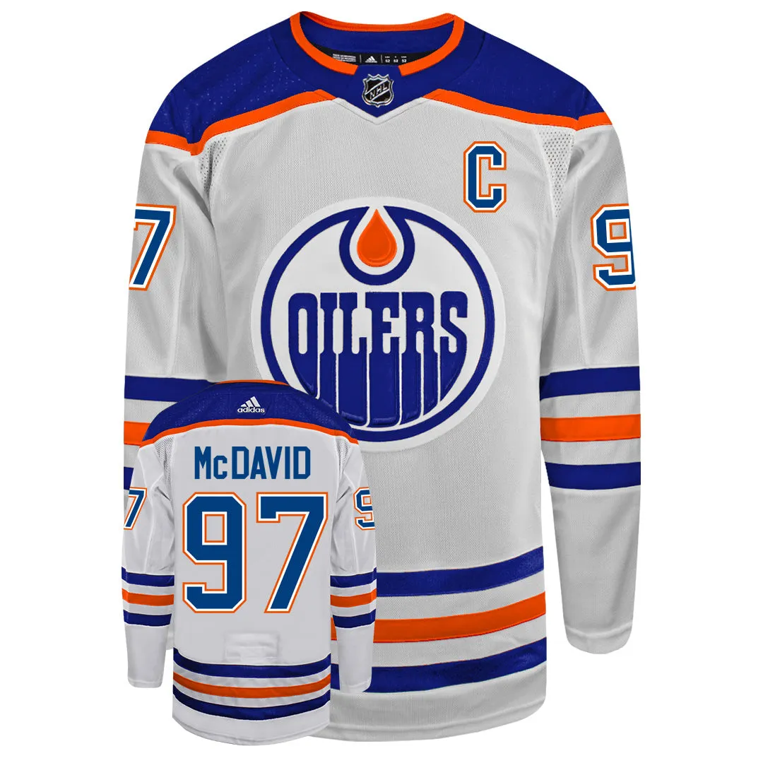 Connor McDavid Edmonton Oilers 2022 Adidas Primegreen Authentic NHL Hockey Jersey     