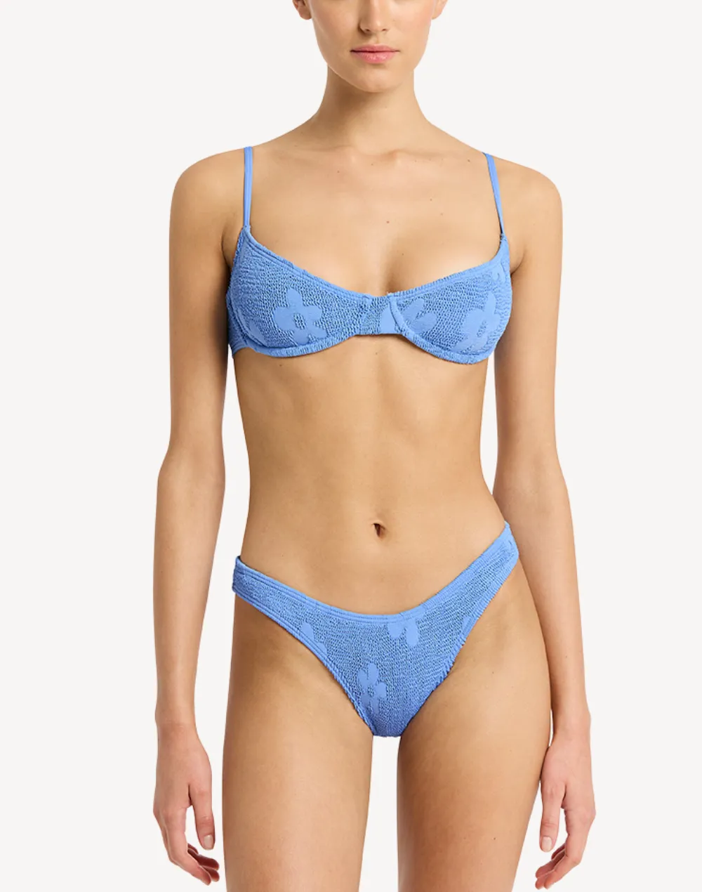 Cornflower Sign Brief Bikini Bottom